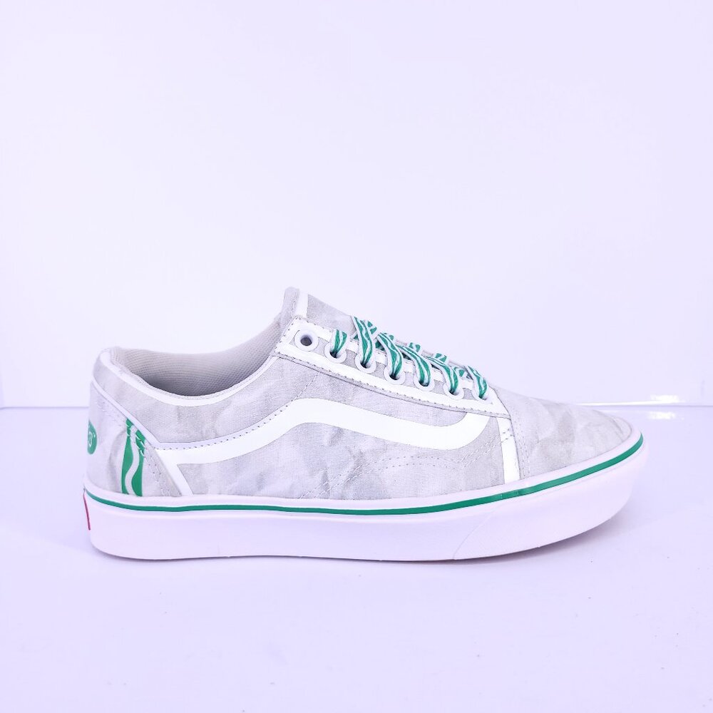 Vans x Crayola ComfyCush Old Skool Gray Green Sneakers Women’s 8 Men’s 6.5